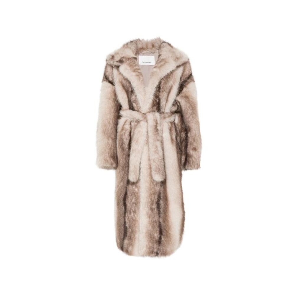 The Frankie Shop Neutrals Coats - Faux Fur Coats Women